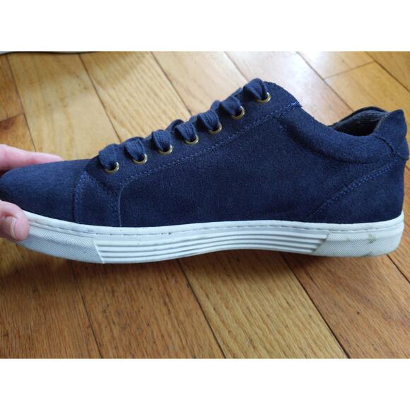 Samuel Windsor Navy Blue Sneakers Trainers Canvas Lace Up Size 9 Casual - Picture 4 of 10
